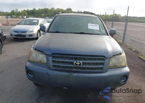 2003 Toyota Highlander V6 из США, поврежденный, VIN JTEGF21A130081297